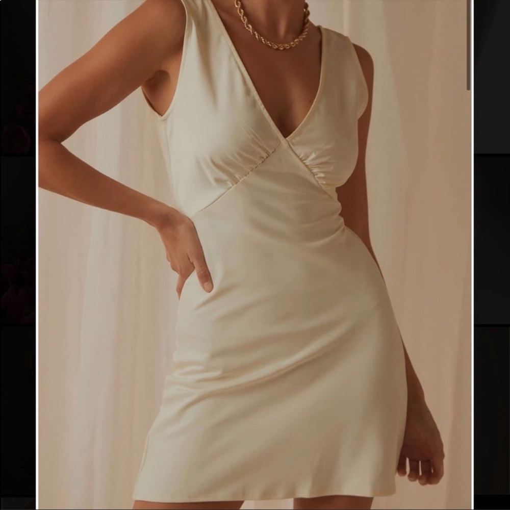 Peppermayo green cotton rayon blend sleeveless mini dress